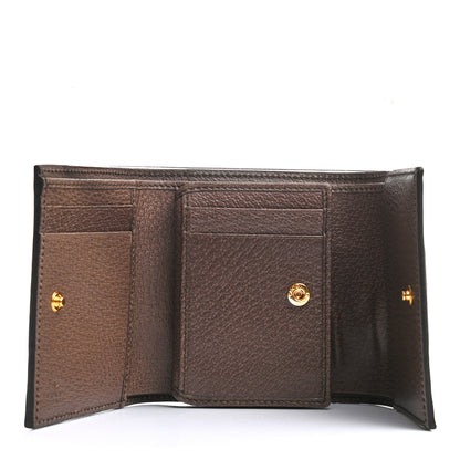 Gucci GG Supreme Monogram Web Ophidia French Flap Wallet Beige New Acero 5 of 7