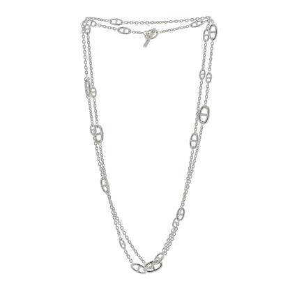 Hermes Sterling Silver Farandole Necklace 160 3 of 5