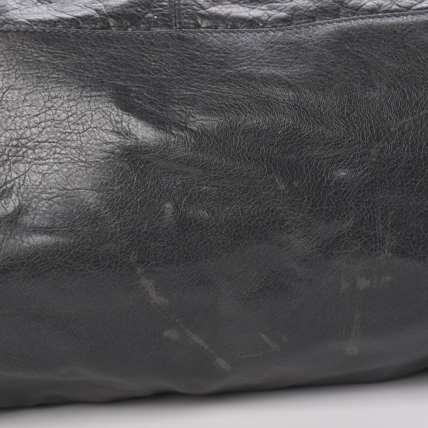 Agneau Classic Hardware Small Squash Duffel Bag Anthracite