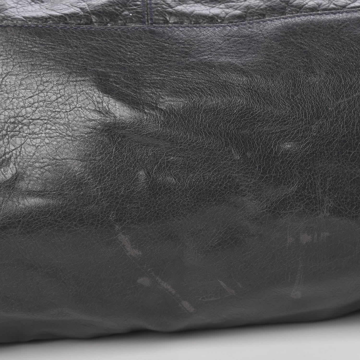 Balenciaga Agneau Classic Hardware Small Squash Duffel Bag Anthracite 15 of 24
