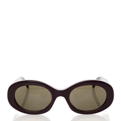 Celine Acetate Triomphe 01 Sunglasses CL 40194U Burgundy 2 of 7