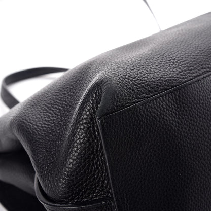 Gucci Pebbled Calfskin Large Bamboo Daily Top Handle Bag Black 17 of 19