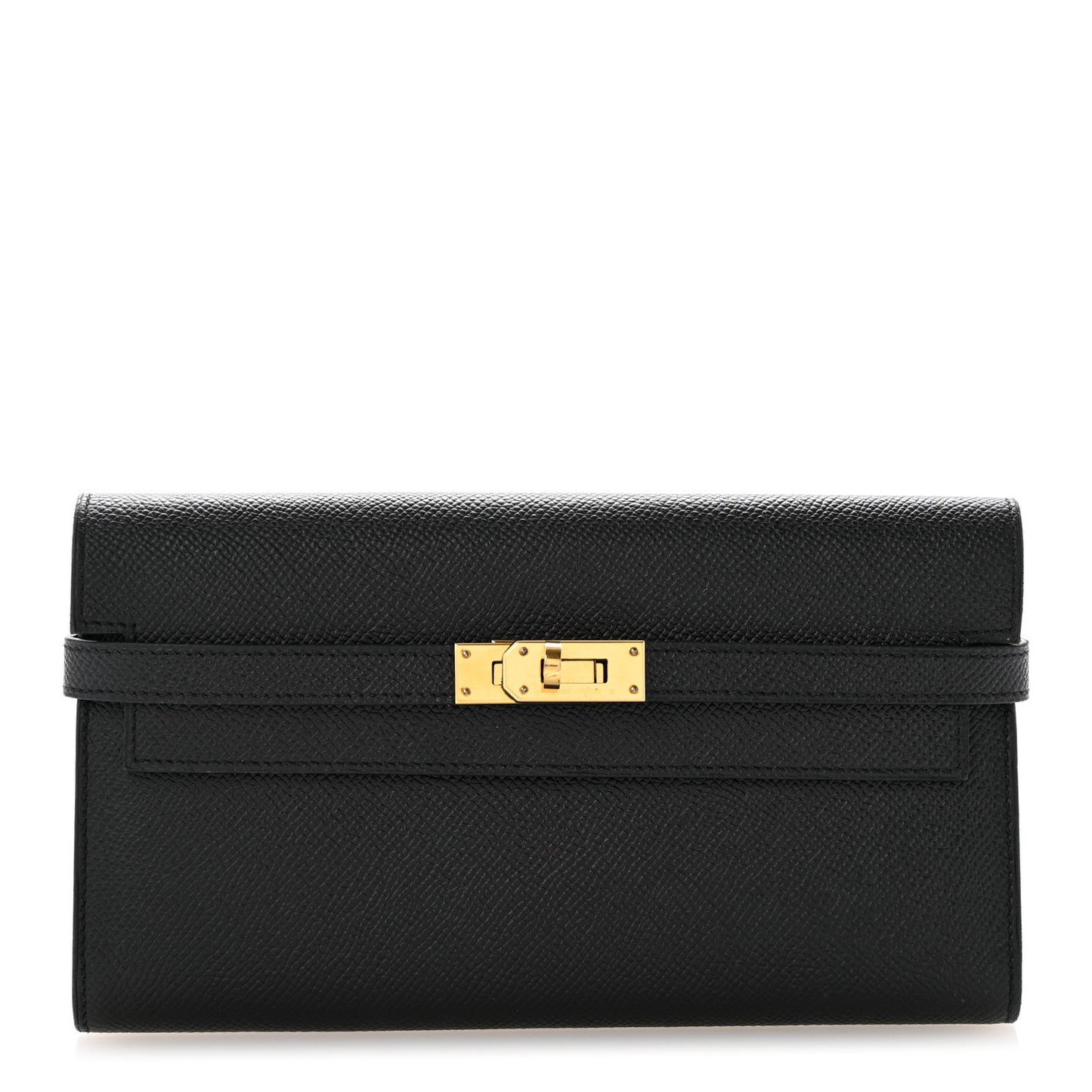 Epsom Kelly Longue Wallet Black