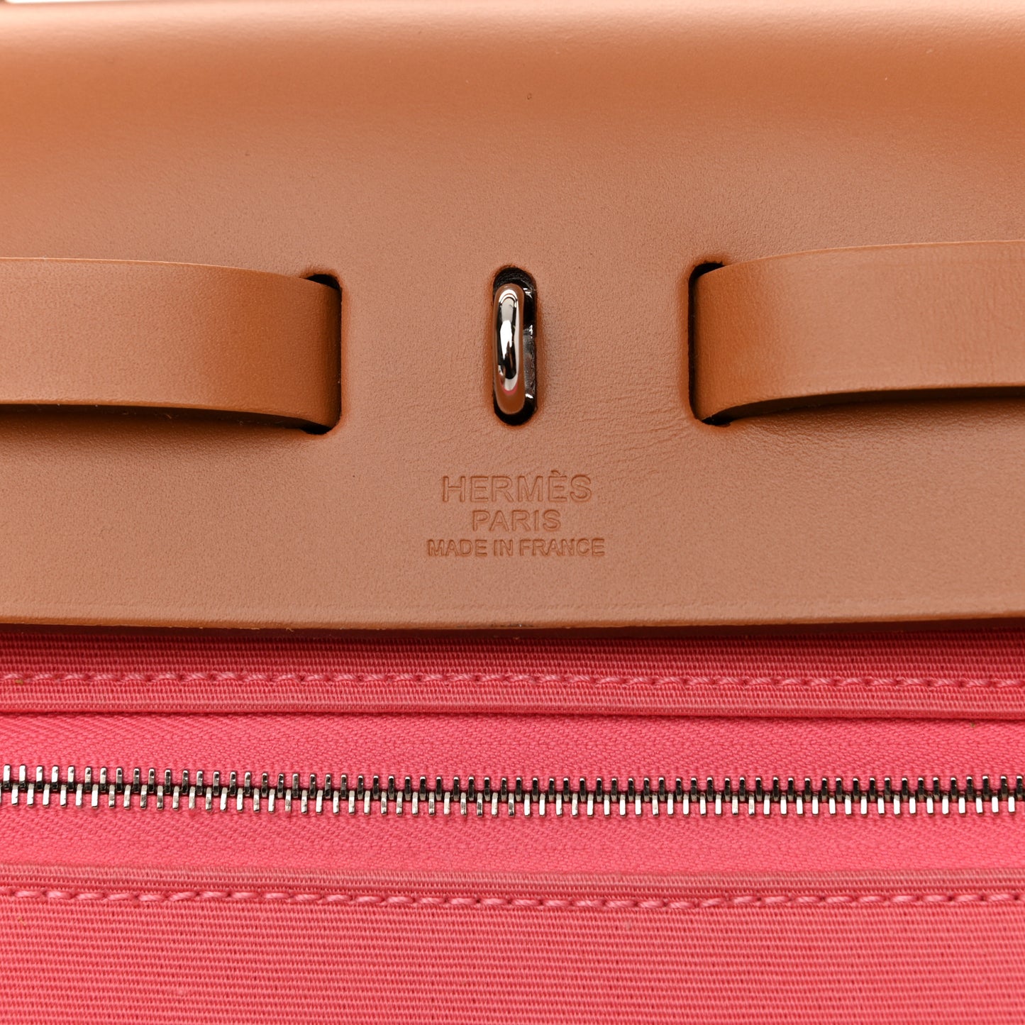 Vache Hunter Toile Herbag Zip 31 PM Rose Azalee Natural