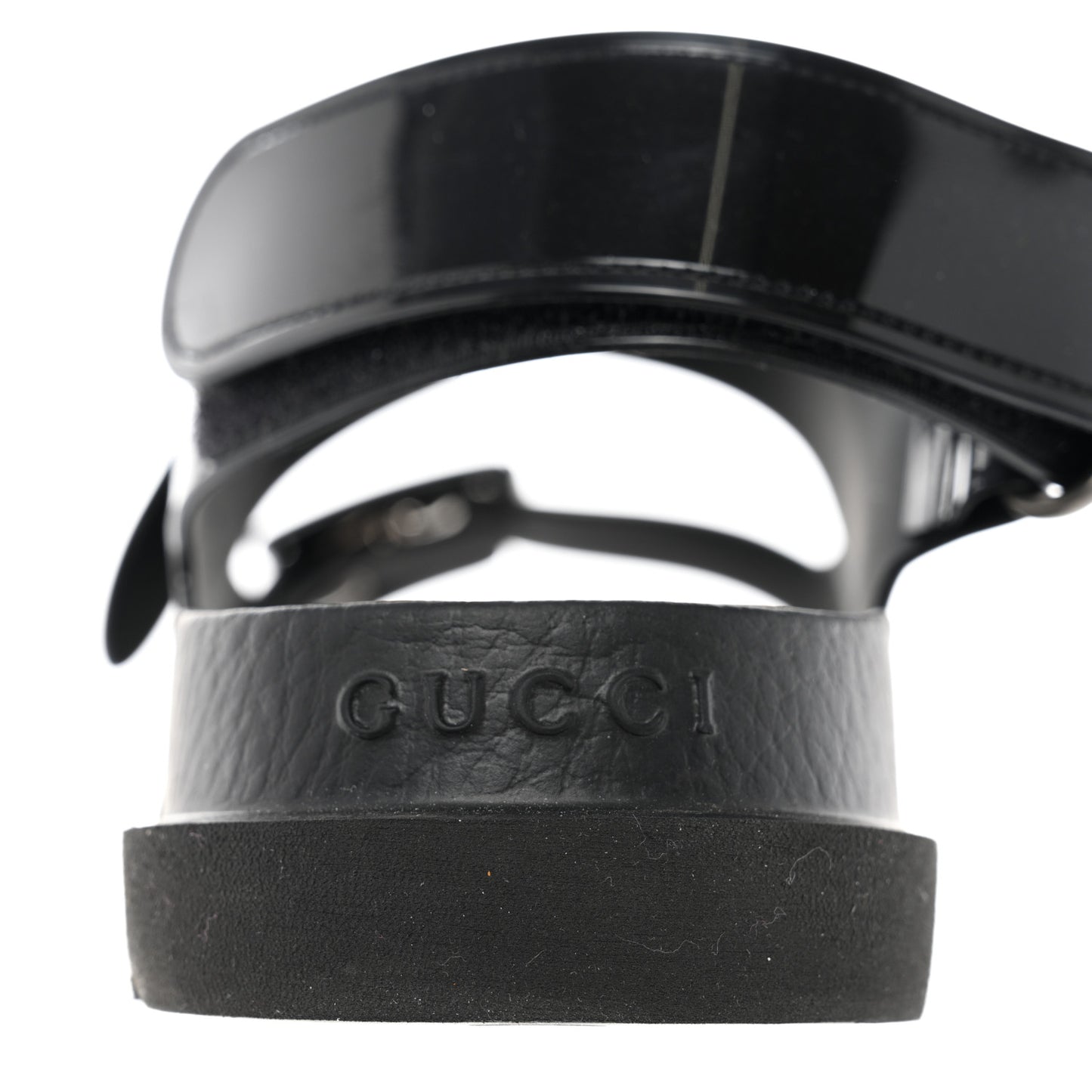 Rubber Mini Double G Womens Isla Dad Sandals 37 Black