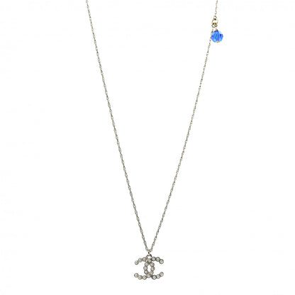 Chanel Pearl CC Pendant Necklace Gold 1 of 6