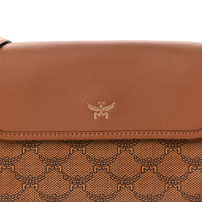 MCM Lauretos Nappa Small Himmel Crossbody Cognac 8 of 10