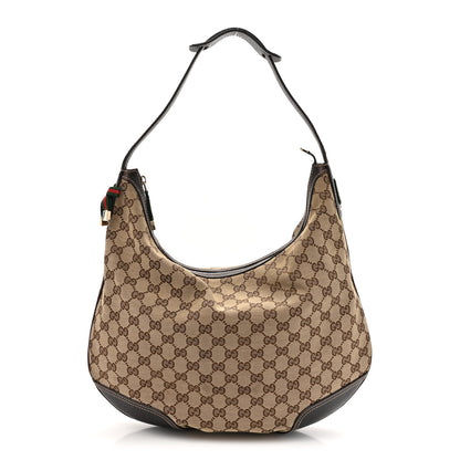 Gucci Monogram Large Princy Hobo Dark Brown 1 of 15