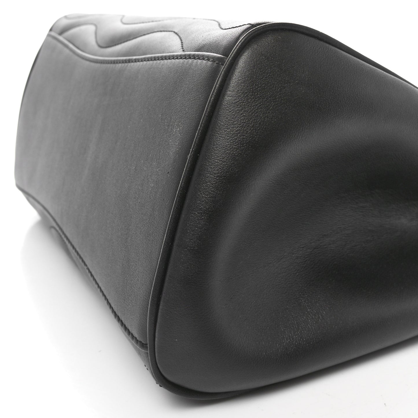 Calfskin New Wave Chain Tote Black