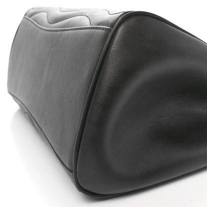 Louis Vuitton Calfskin New Wave Chain Tote Black 10 of 12