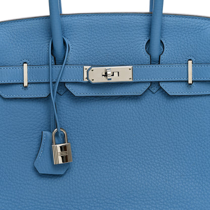 Hermes Togo BIRKIN 30 Bleu Paradis 8 of 12