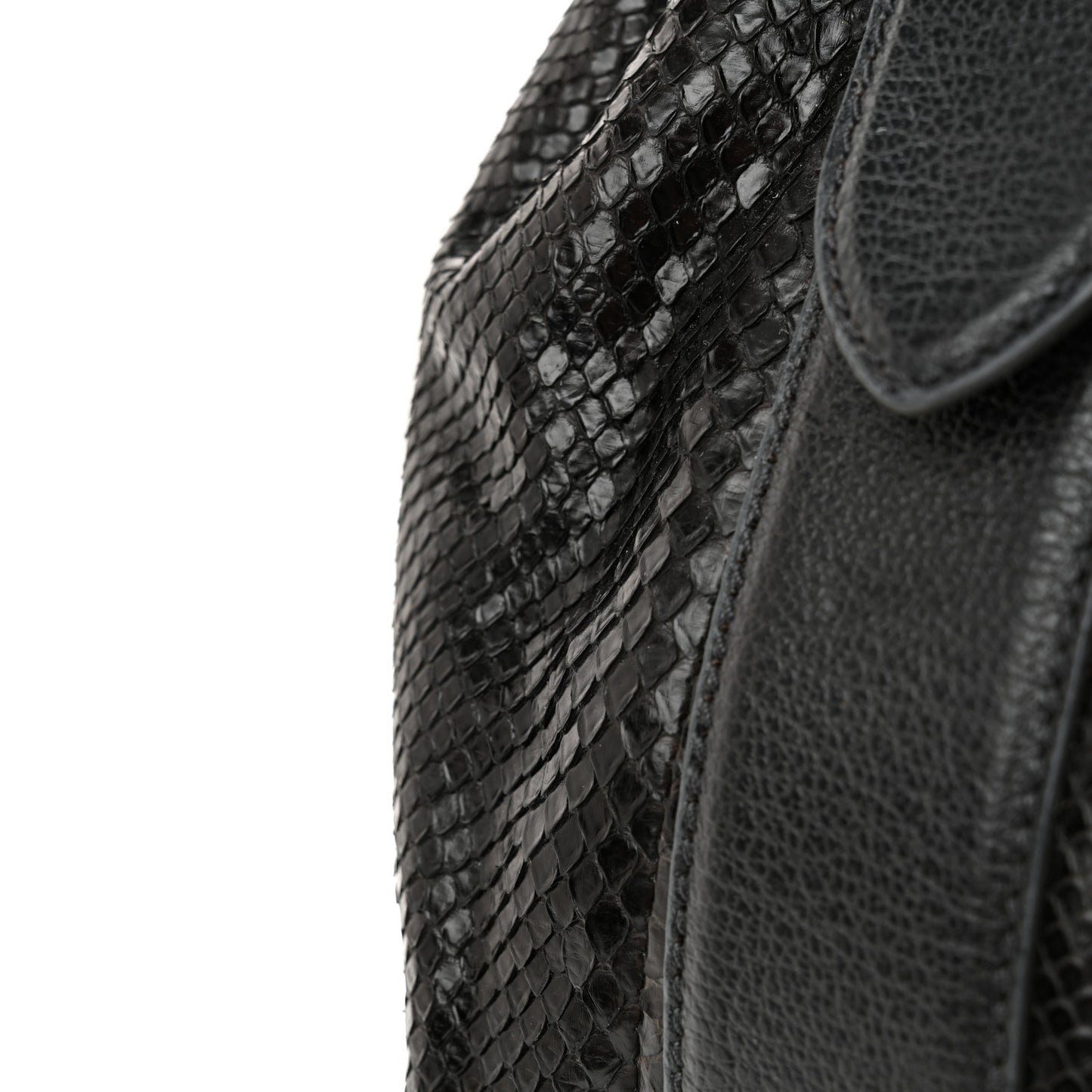 Snakeskin Calfskin Stam Smoke