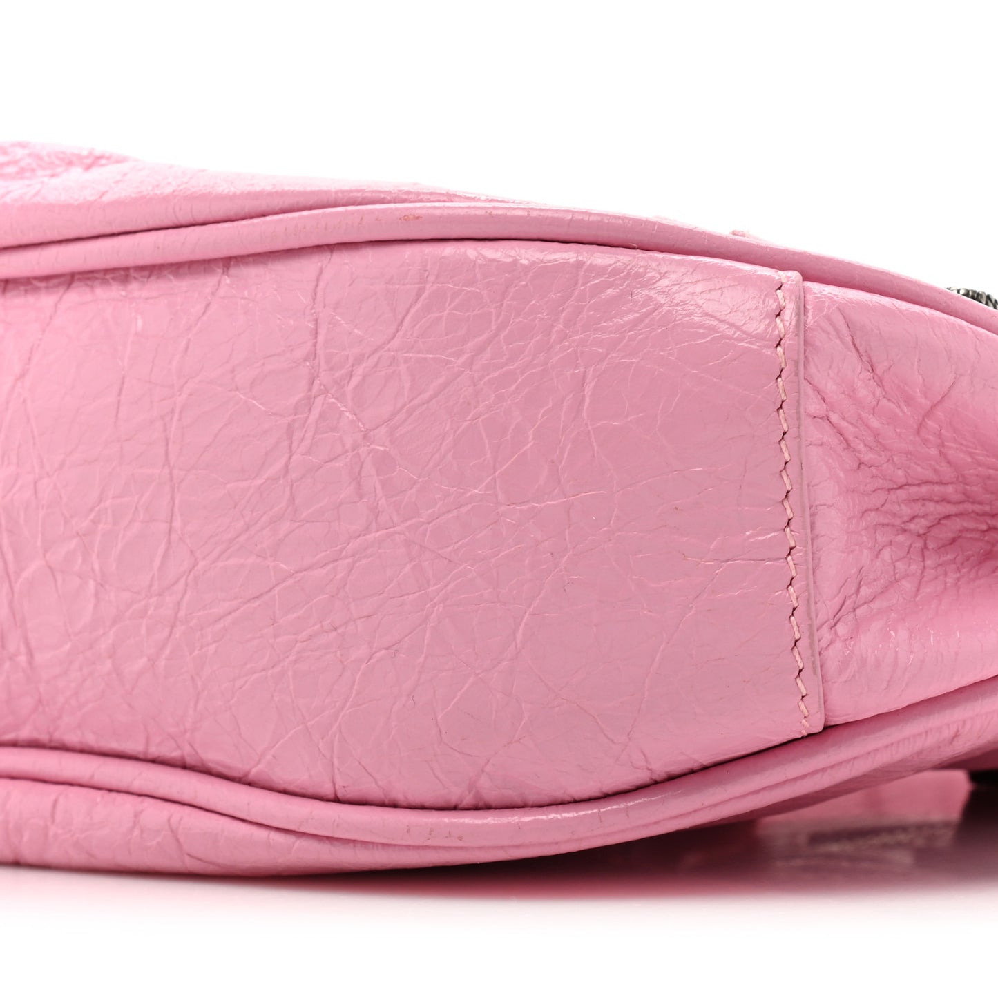 Agneau Arena Le Cagole Shoulder Bag XS Candy Pink