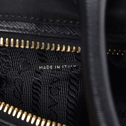 Prada Saffiano Tessuto Nylon Tote Nero Black 7 of 9