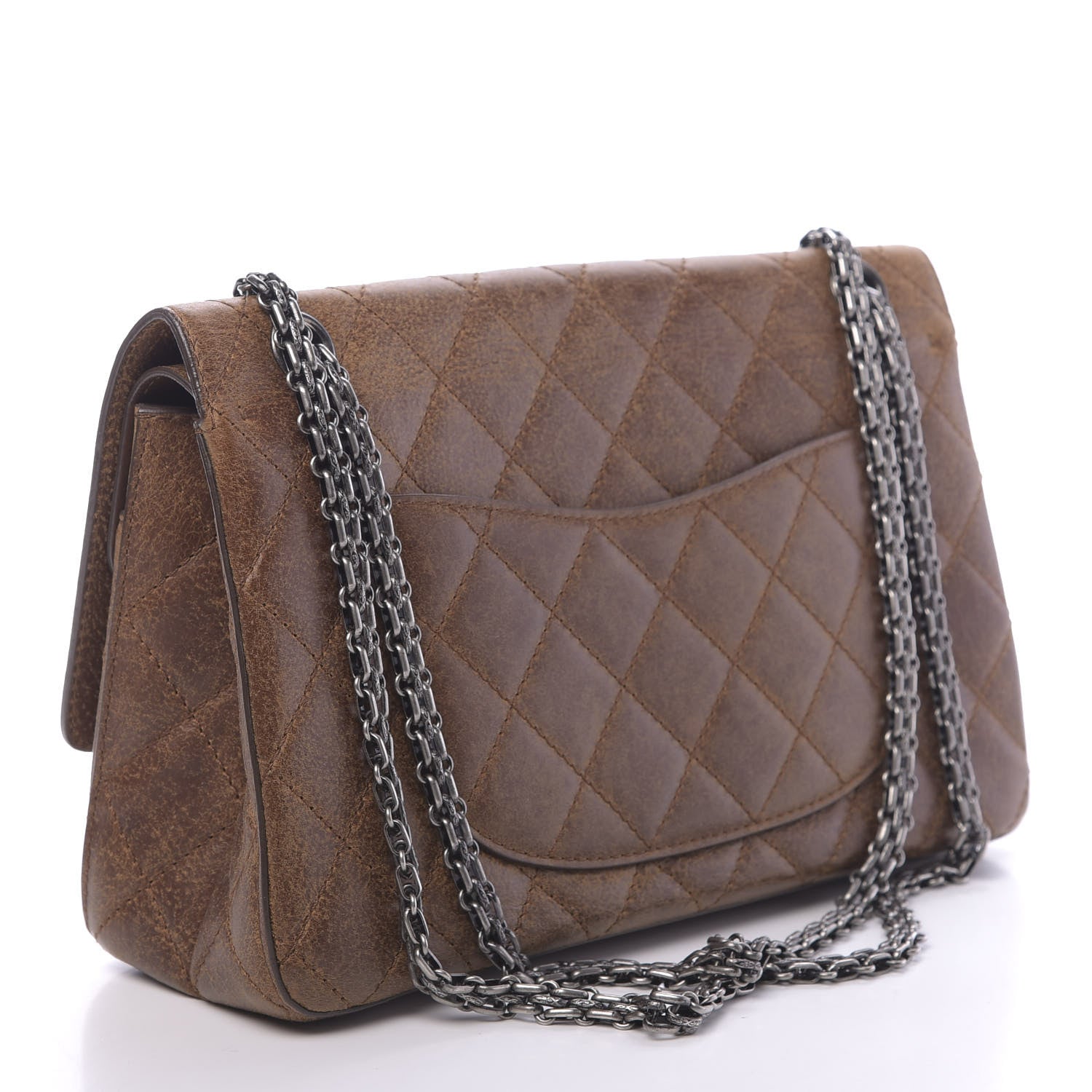 Chanel Aged Calfskin Quilted 2.55 Reissue 226 Flap Light Brown 4 of 19