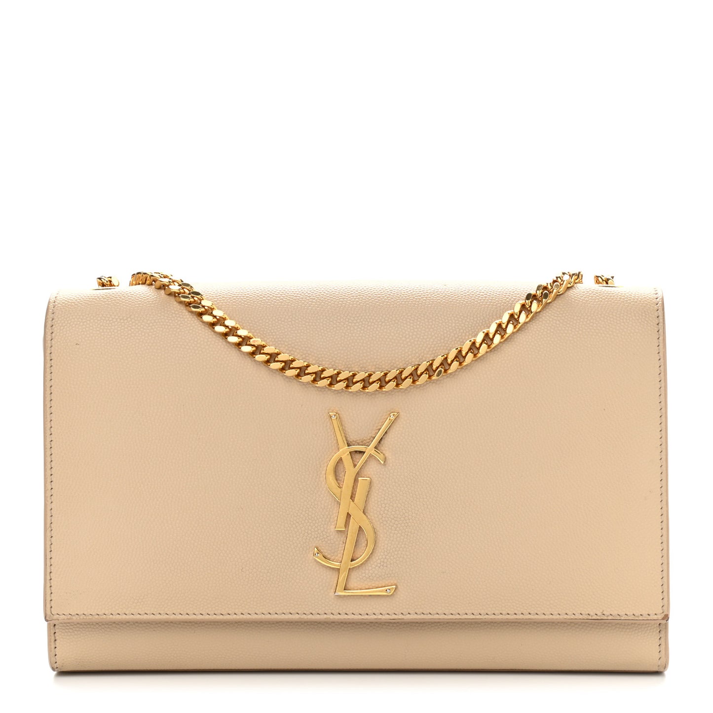 Grain De Poudre Medium Monogram Kate Satchel Nude Powder