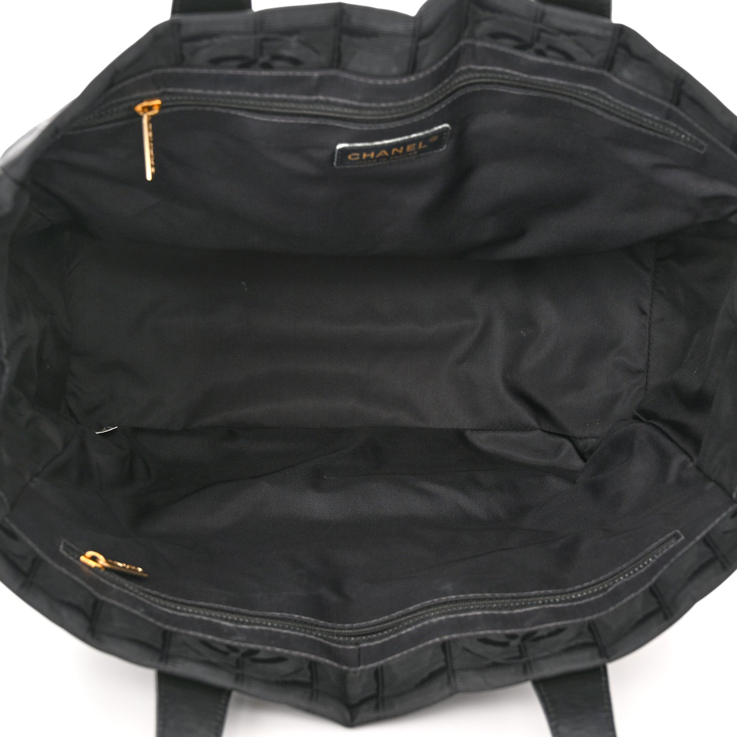 Chanel Nylon Medium Travel Tote Black 5 of 14