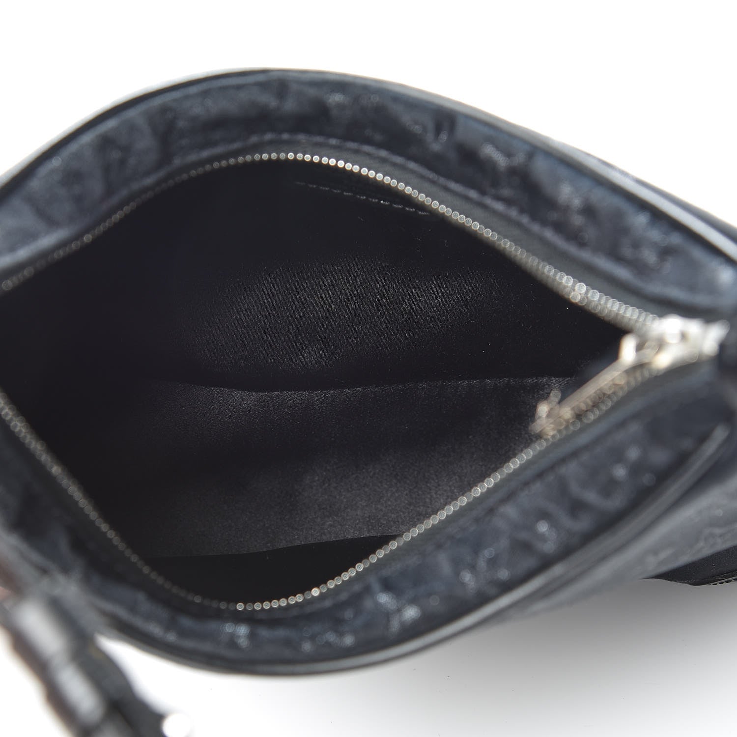 Louis Vuitton Satin Monogram Little Boulogne Black 5 of 10
