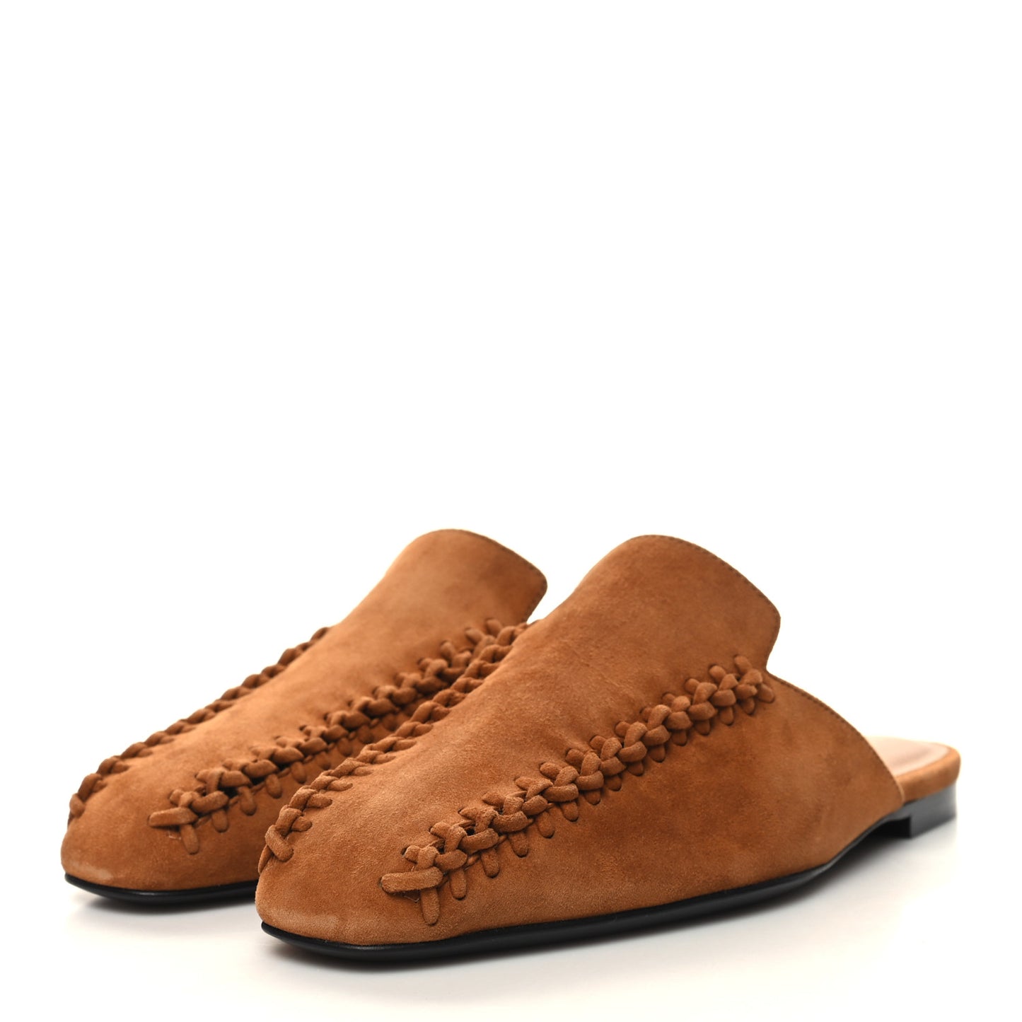 Suede Goatskin Womens Declic Mule 35