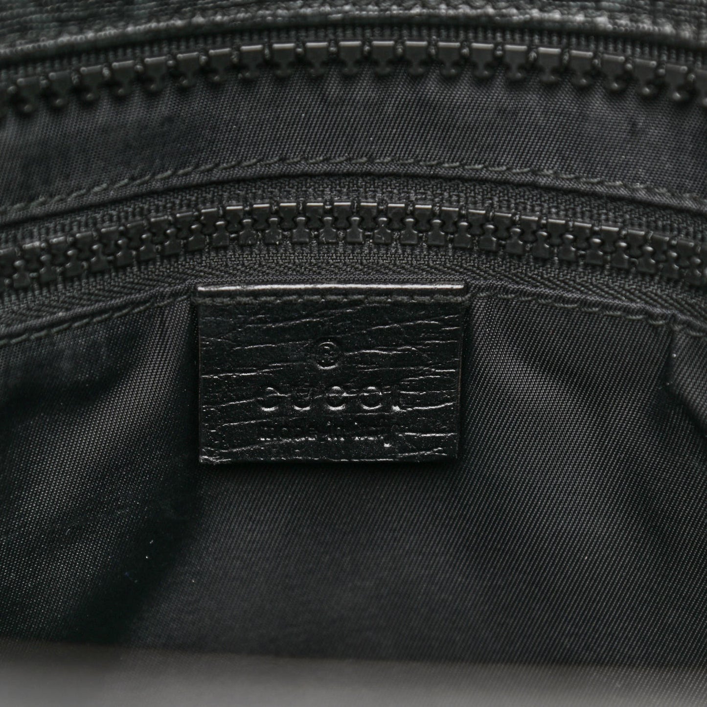 GG Supreme Monogram Web Handle Vertical Tote Black Grey