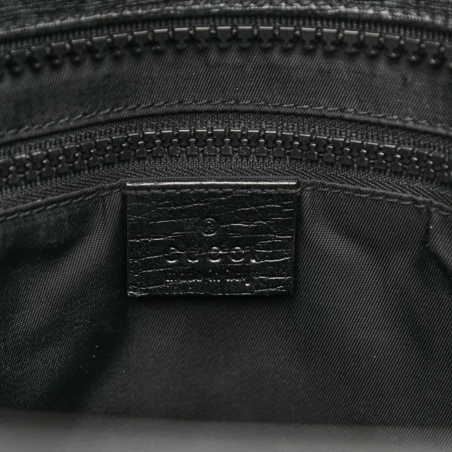 Gucci GG Supreme Monogram Web Handle Vertical Tote Black Grey 6 of 10