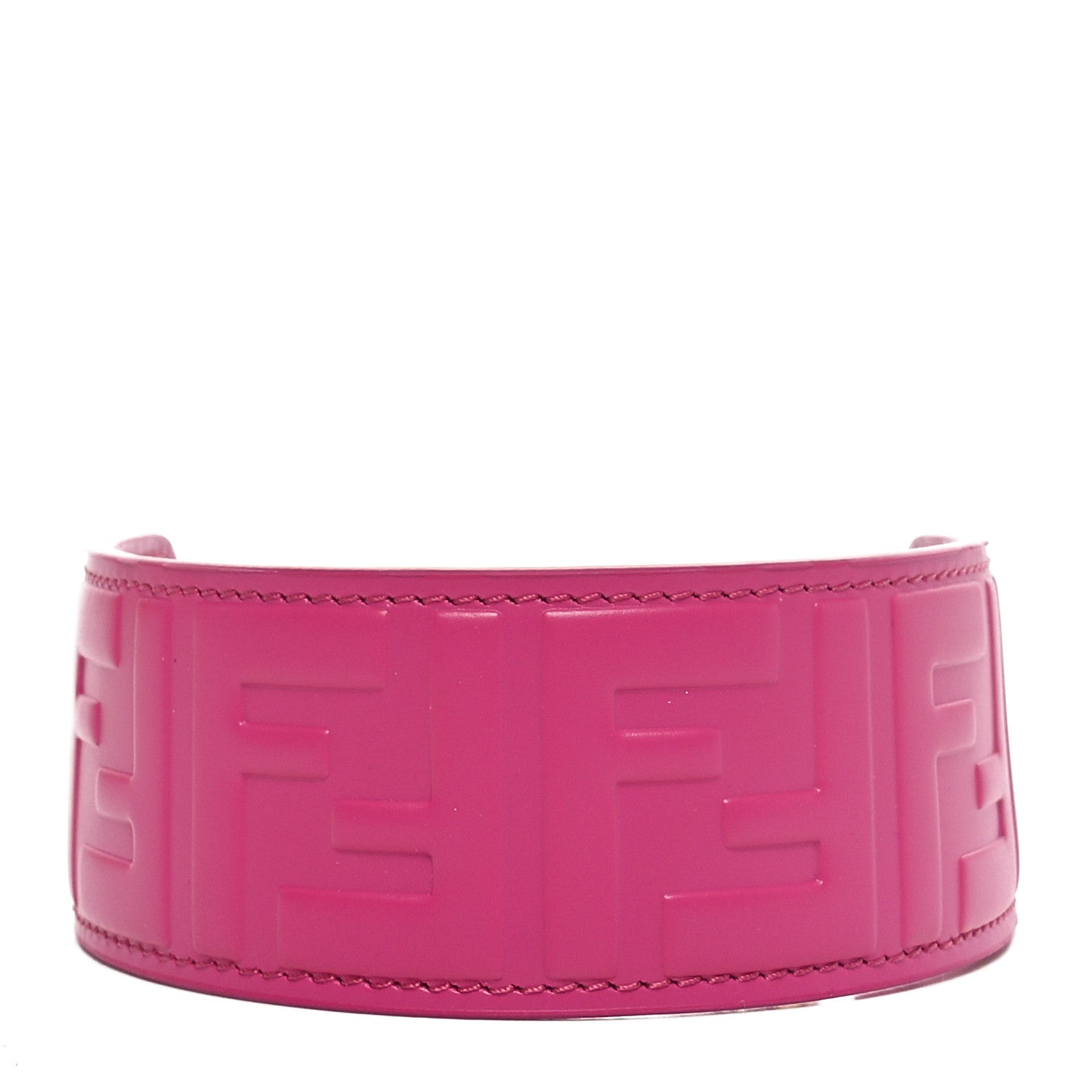 Fendi Calfskin FF 1974 Embossed Mini Strap You Ciclamino Pilar 1 of 4