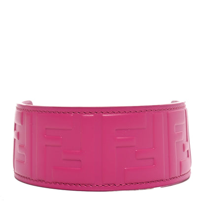 Fendi Calfskin FF 1974 Embossed Mini Strap You Ciclamino Pilar 1 of 4