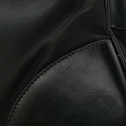 Prada Tessuto Nylon Soft Calf Shoulder Bag Black 12 of 15