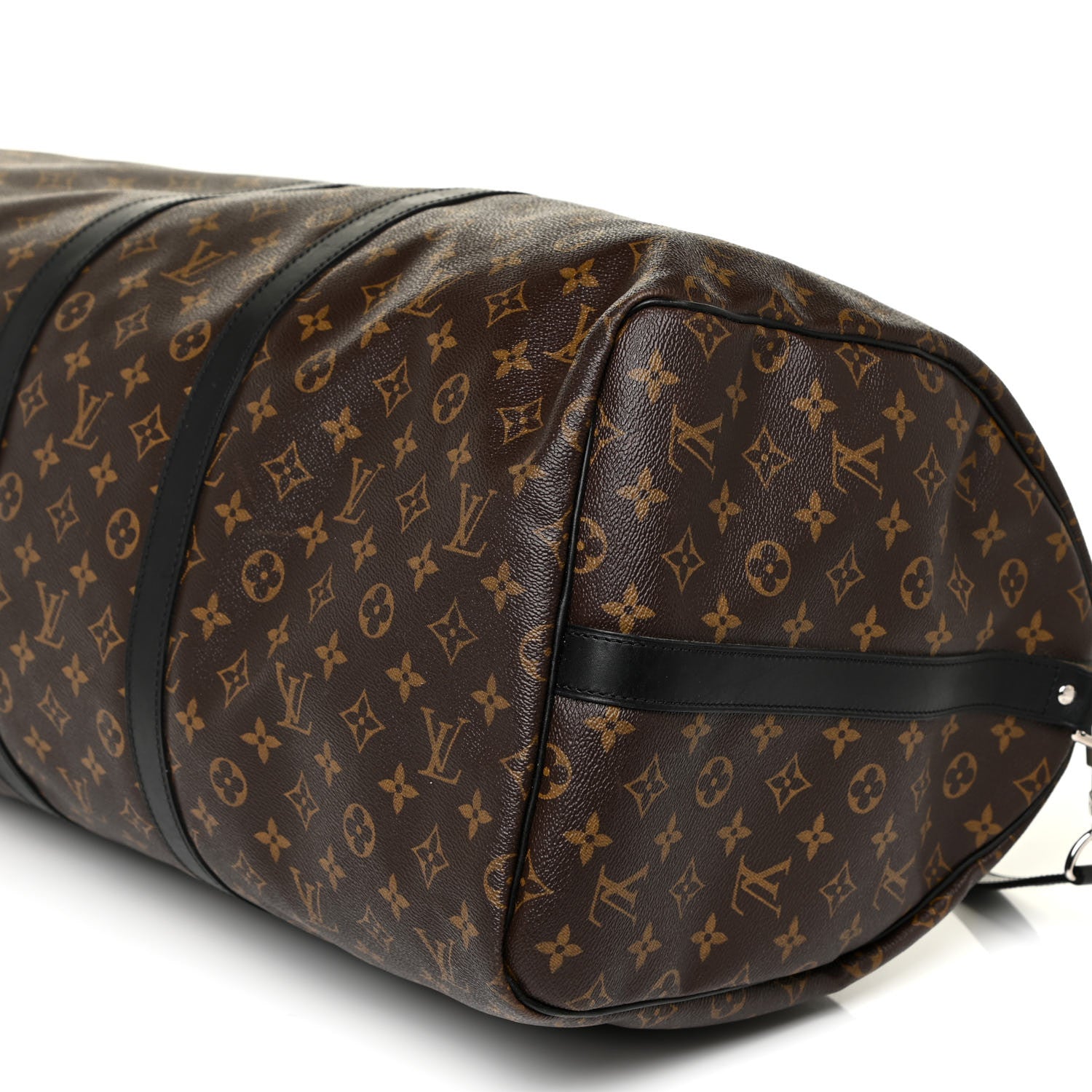 Louis Vuitton Monogram Macassar Keepall Bandouliere 55 9 of 17