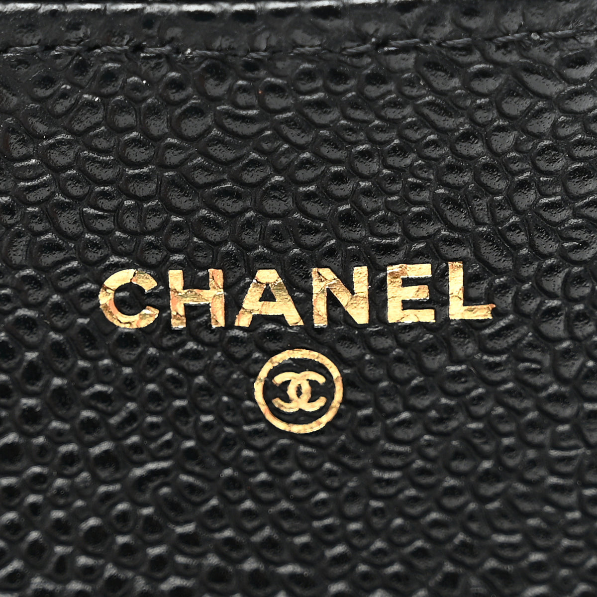Chanel Caviar Quilted Flap Card Holder Wallet Black 7 of 9
