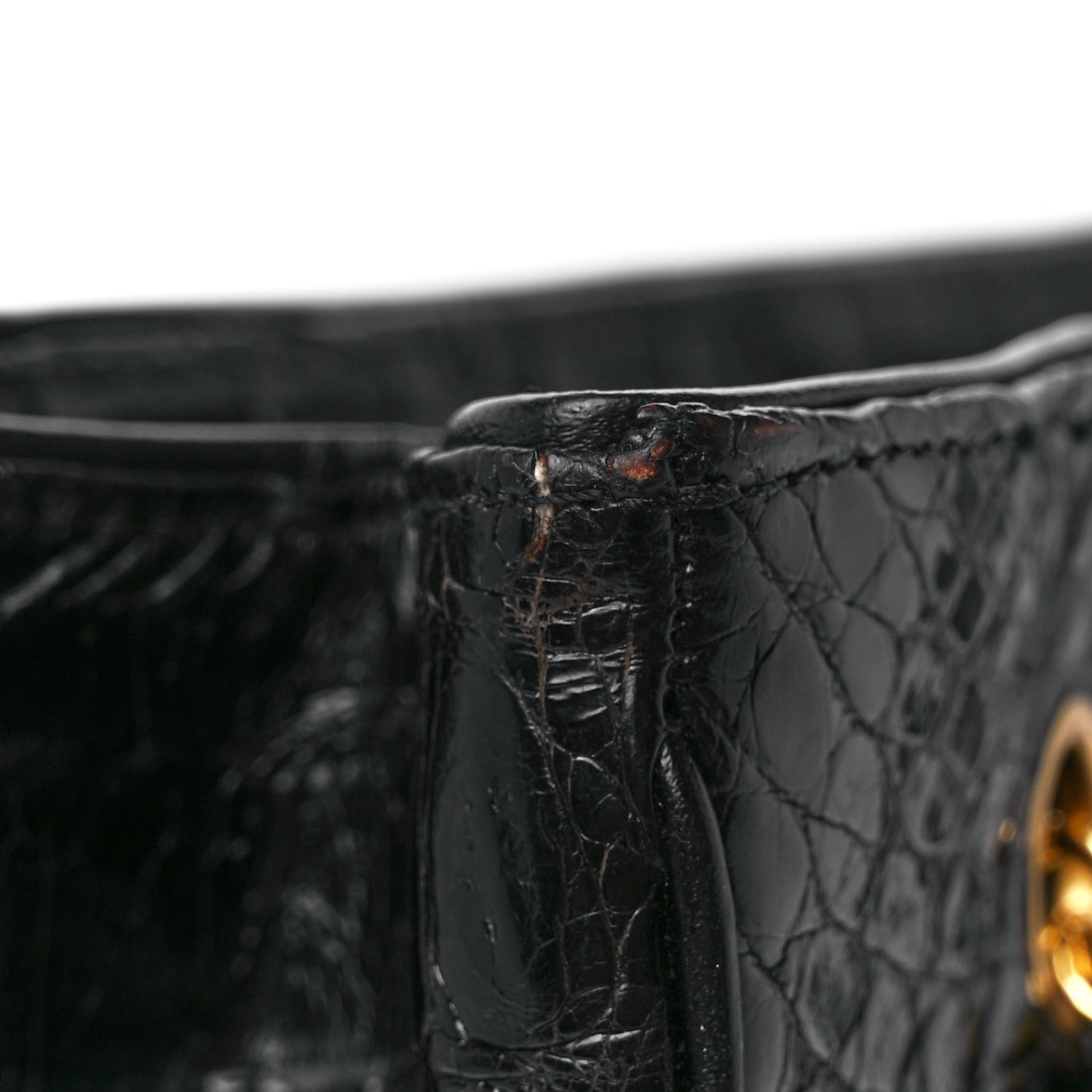 Alligator Tote Black