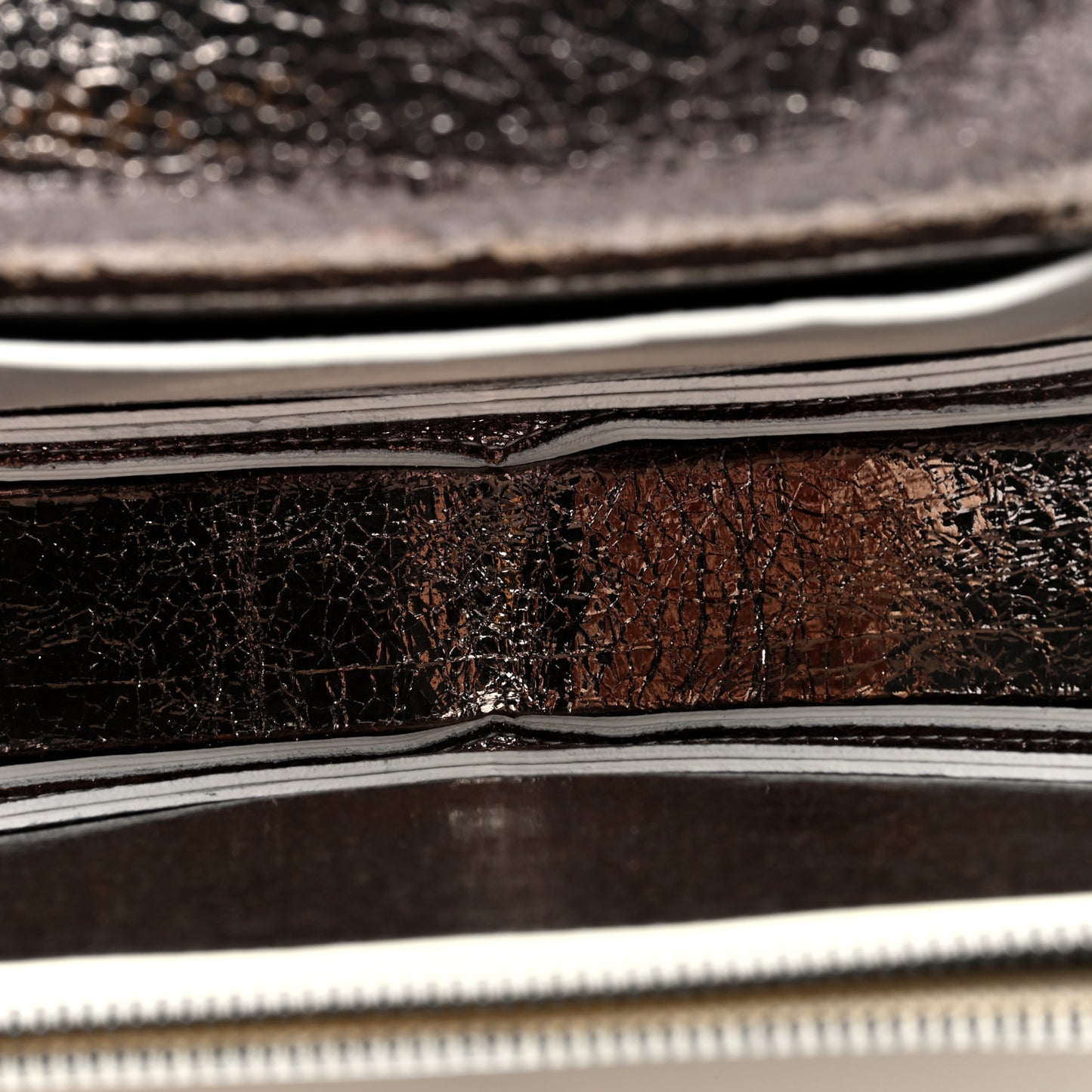 Nappa Arrow Crossbody Bag Chalk