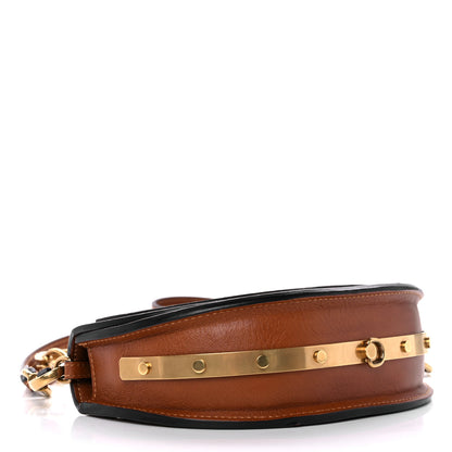 Chloe Calfskin Small Nile Bracelet Minaudiere Bag Caramel 4 of 9
