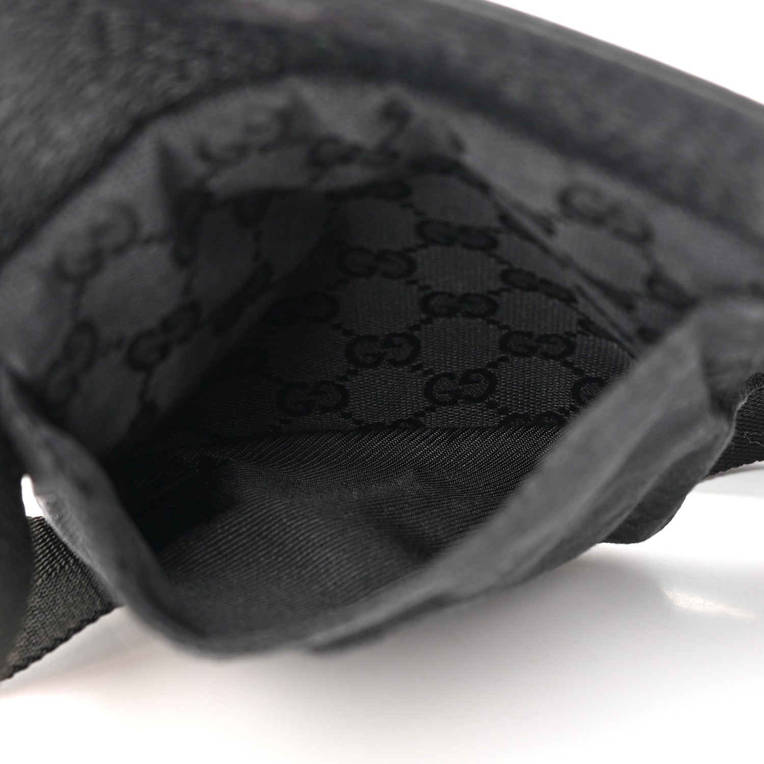 Gucci GG Monogram Double Pocket Belt Bag Black 6 of 12