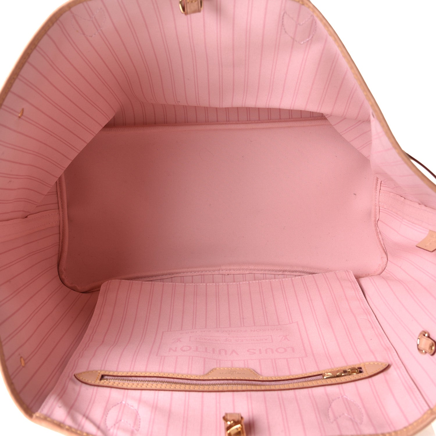 Louis Vuitton Damier Azur Neo Neverfull GM Rose Ballerine 4 of 5