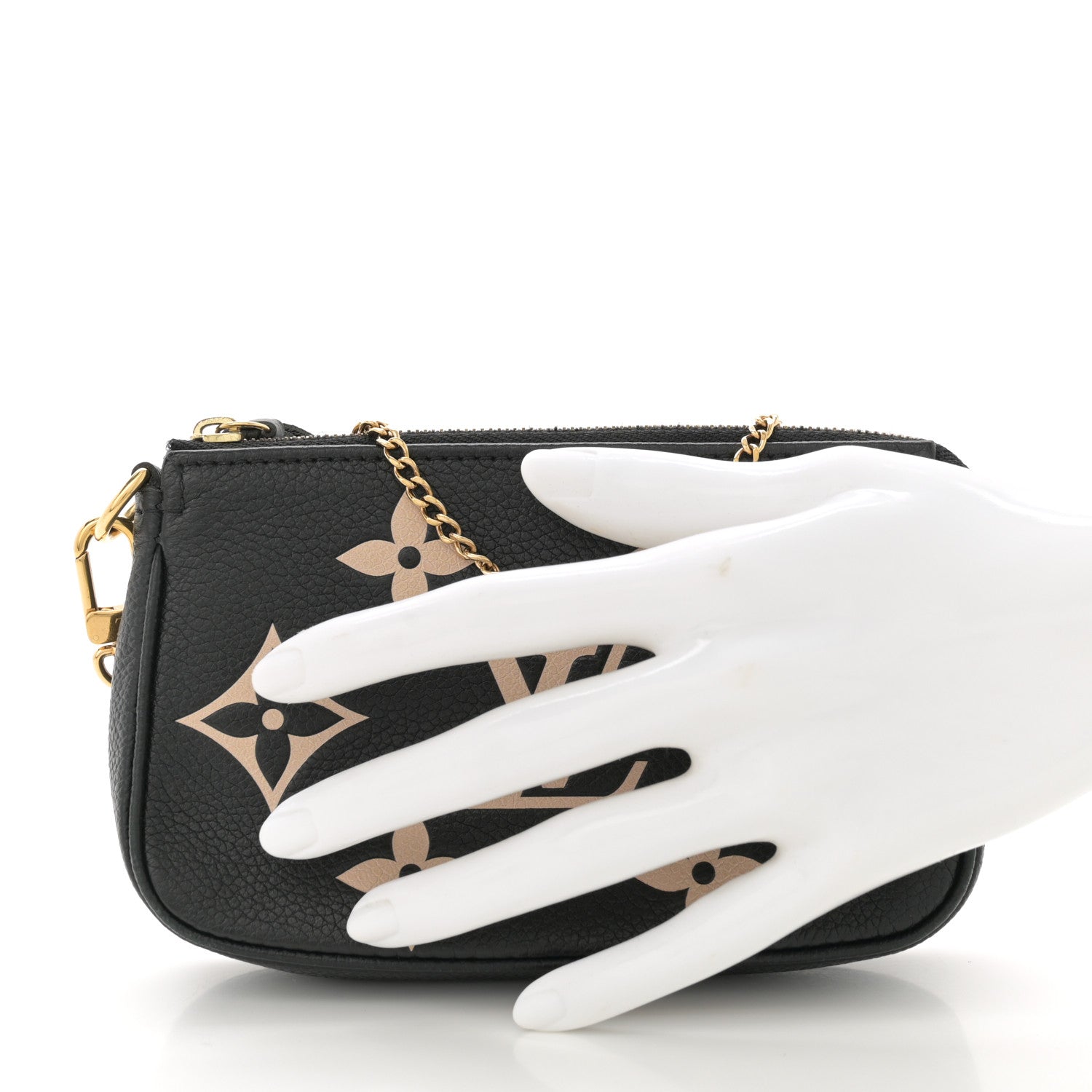 Louis Vuitton Empreinte Monogram Giant Mini Pochette Accessories Black 2 of 7