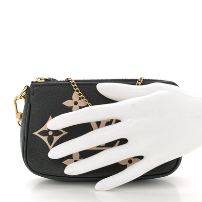 Louis Vuitton Empreinte Monogram Giant Mini Pochette Accessories Black 2 of 7
