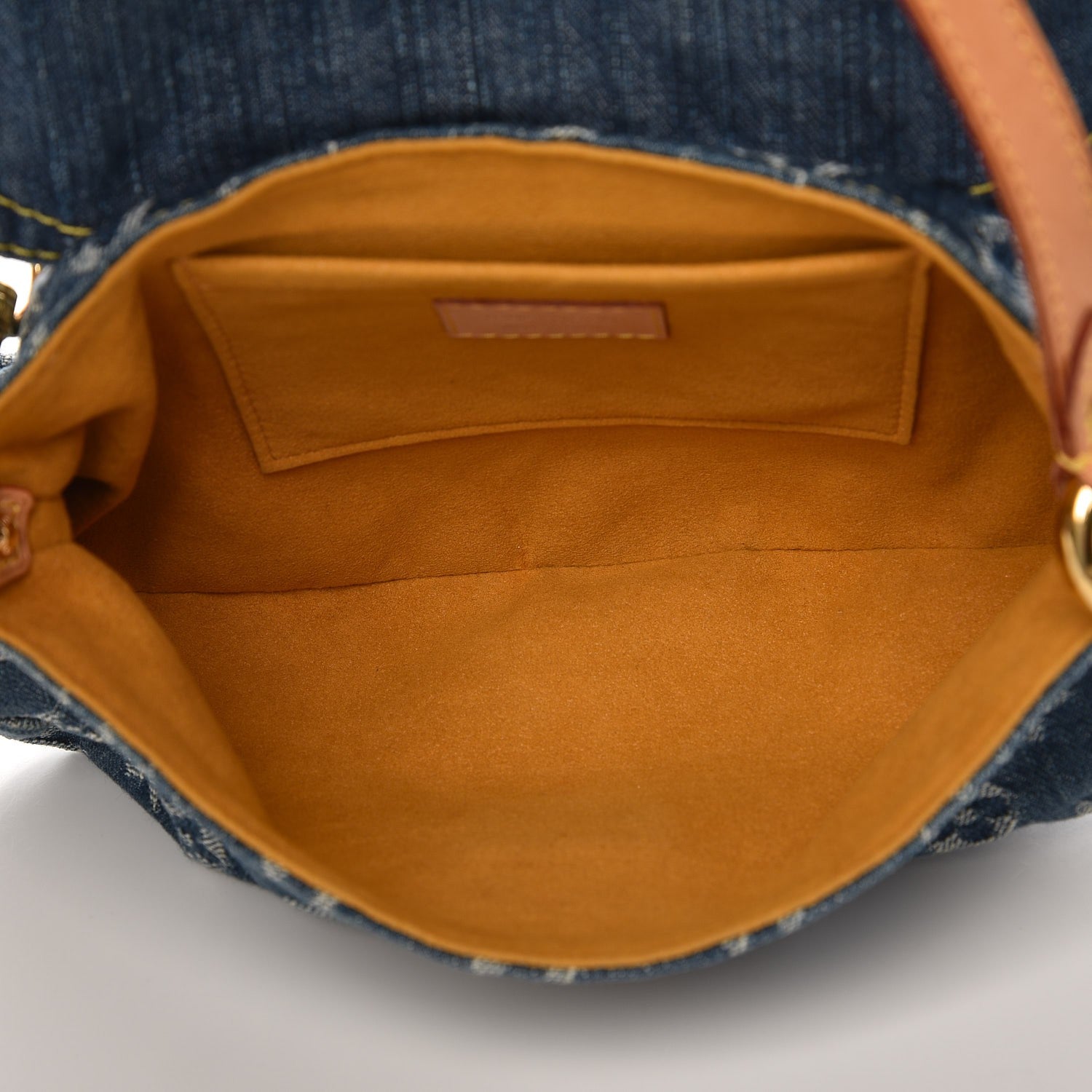Louis Vuitton Monogram Denim Mini Pleaty Blue 5 of 7