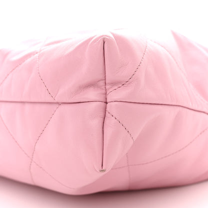 Chanel Shiny Calfskin Quilted Chanel 22 Pink 11 of 12