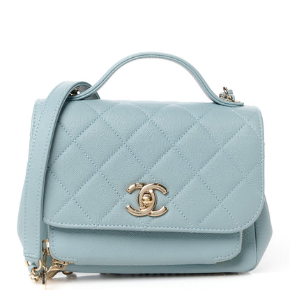 Chanel Caviar Quilted Small Business Affinity Flap Blue 1 of 13