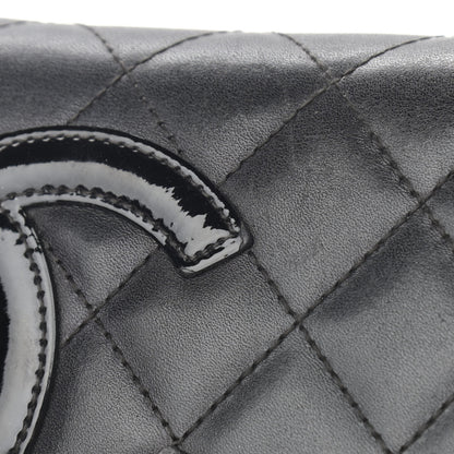 Chanel Calfskin Quilted Cambon Wallet On Chain WOC Black 17 of 19