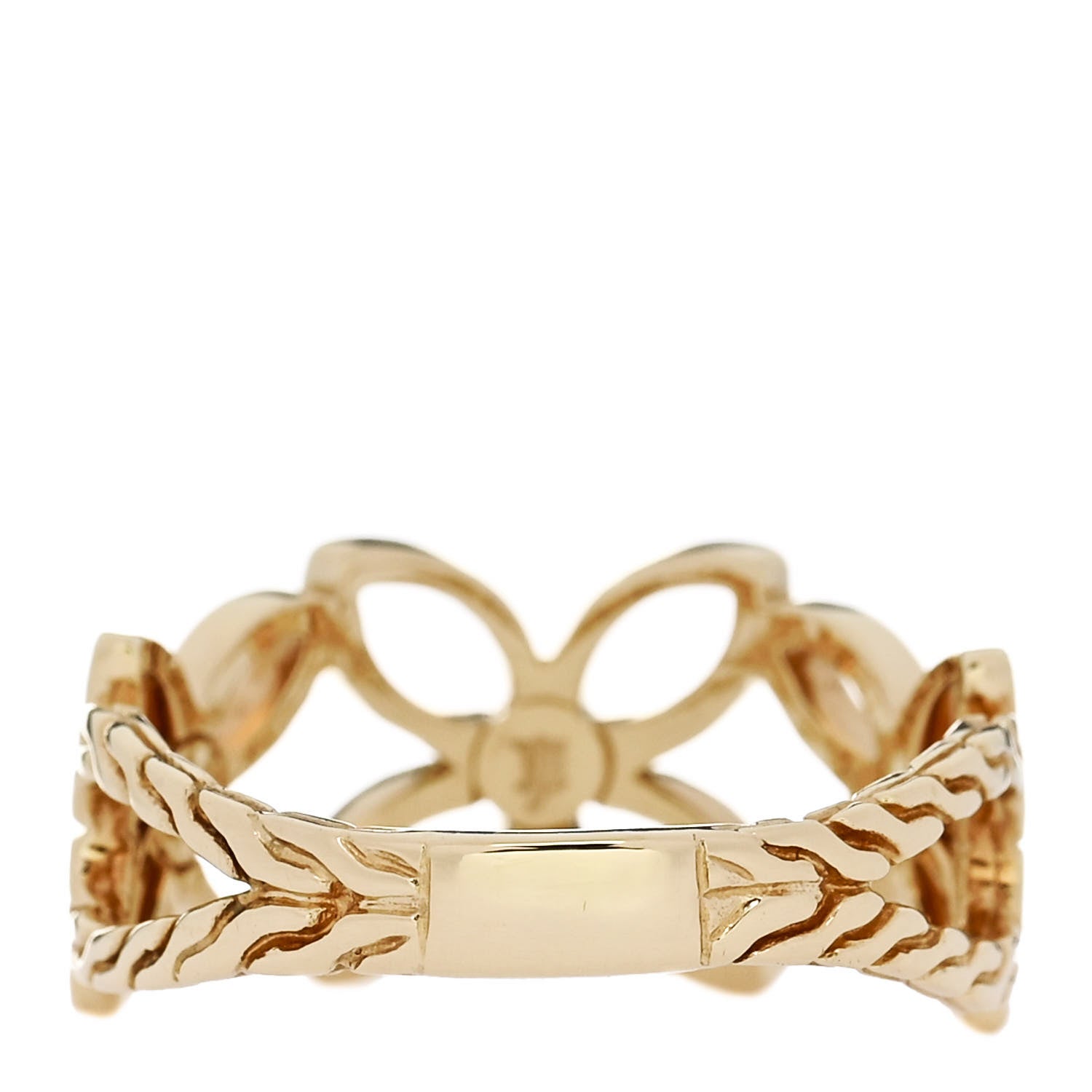 John Hardy 18K Yellow Gold Kawung Ring 56 7.5 3 of 4