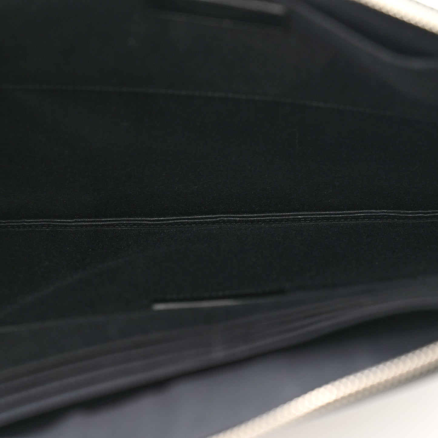 Calfskin Crocodile Embossed Document Holder Black
