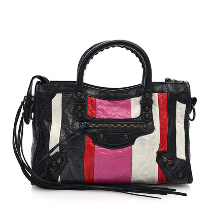 Balenciaga Agneau Arena Multicolore Classic Hardware S City Rose Gris White Black Rouge 1 of 11