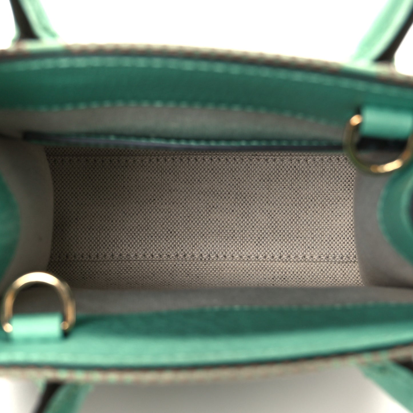 Monogram Jumbo GG Textured Dollar Calfskin Mini Tote Bag Pepperlight Mint
