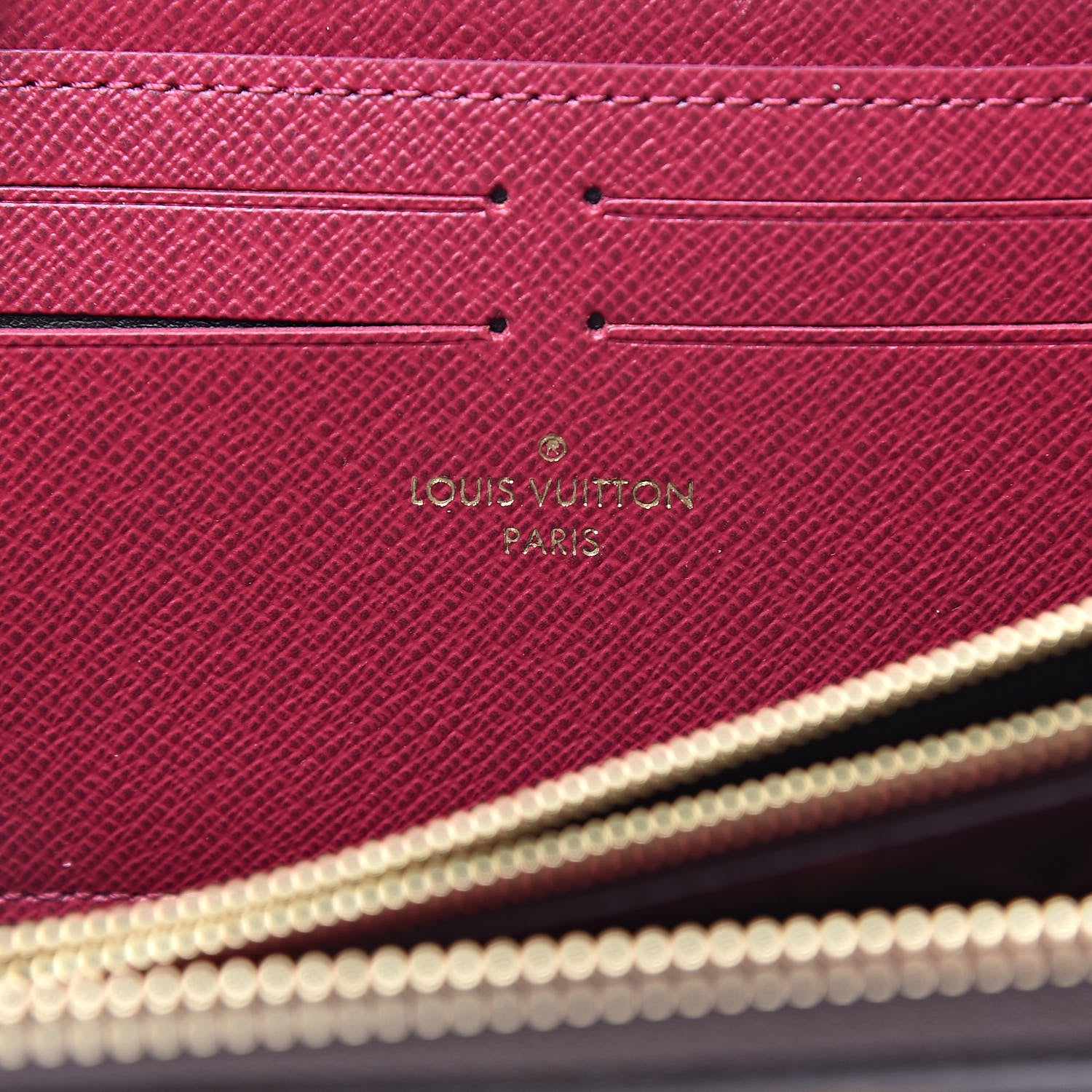 Louis Vuitton Monogram Clemence Wallet Fuchsia 6 of 7