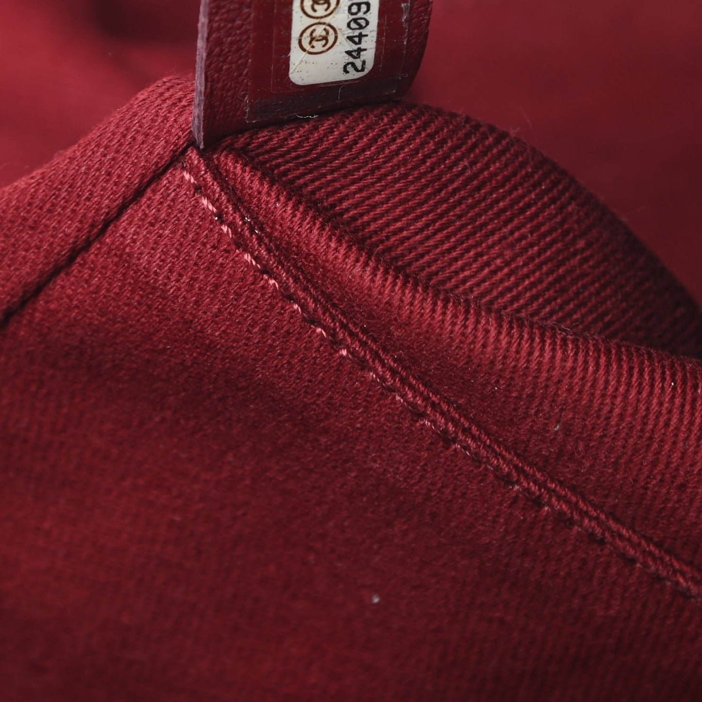 Canvas Small Deauville Tote Red