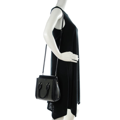 Alexander McQueen Calfskin Studded Mini Heroine Shoulder Bag Black 2 of 8