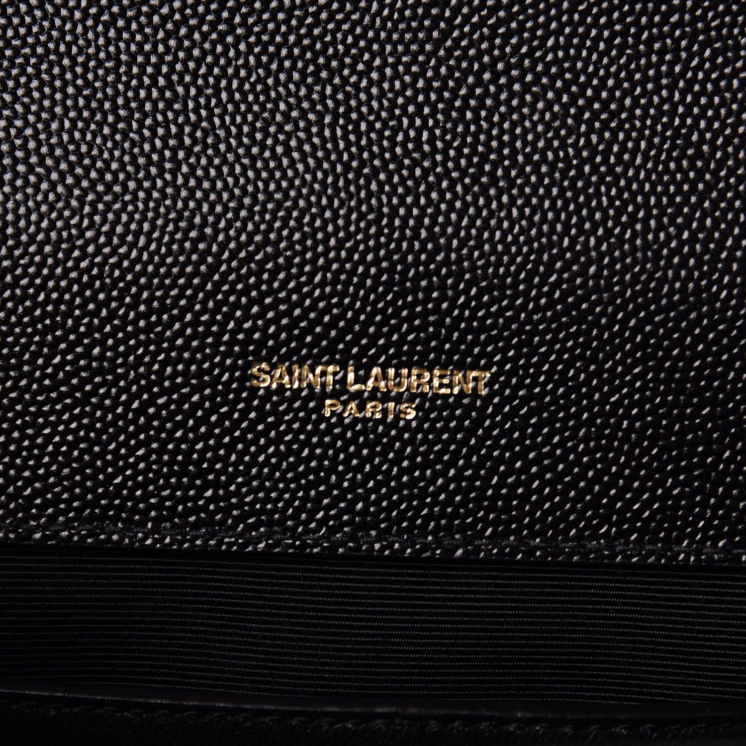 Saint Laurent Grain De Poudre Textured Mixed Matelasse Triquilt Medium Monogram Satchel Black 6 of 10