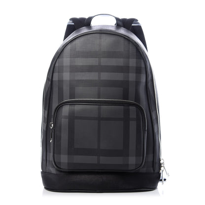 Burberry London Check Backpack Dark Charcoal 1 of 9